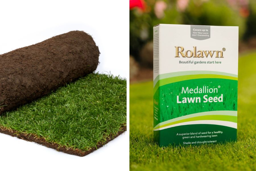 Rolawn Medallion turf and grass seed 